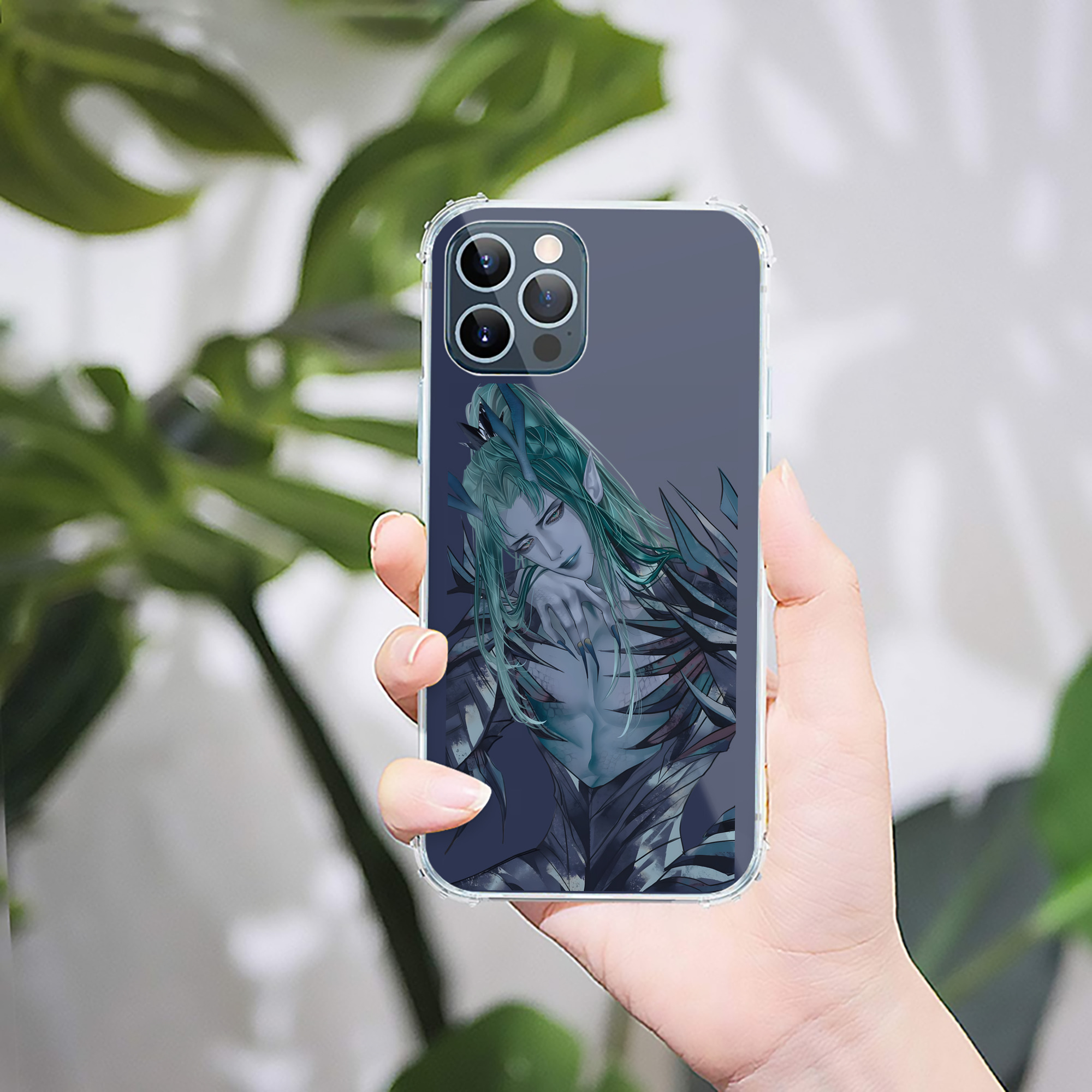 （画像用） Ne Zha 2 ナタ 魔童の大暴れ 【iPhone 12シリーズ対応】透明スマホケース（クリアソフトケース）